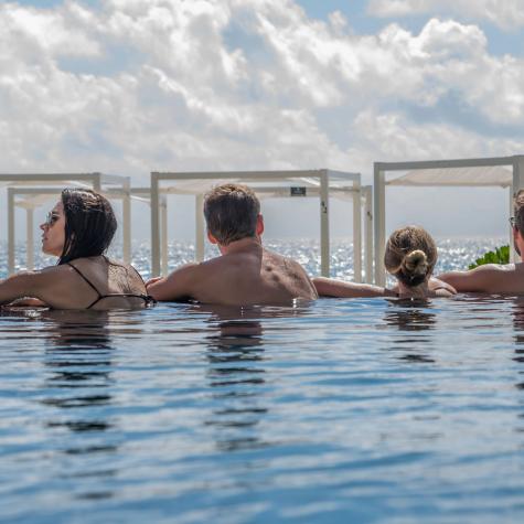 MUSIC, CELEBRATION, SUN AND POOLS