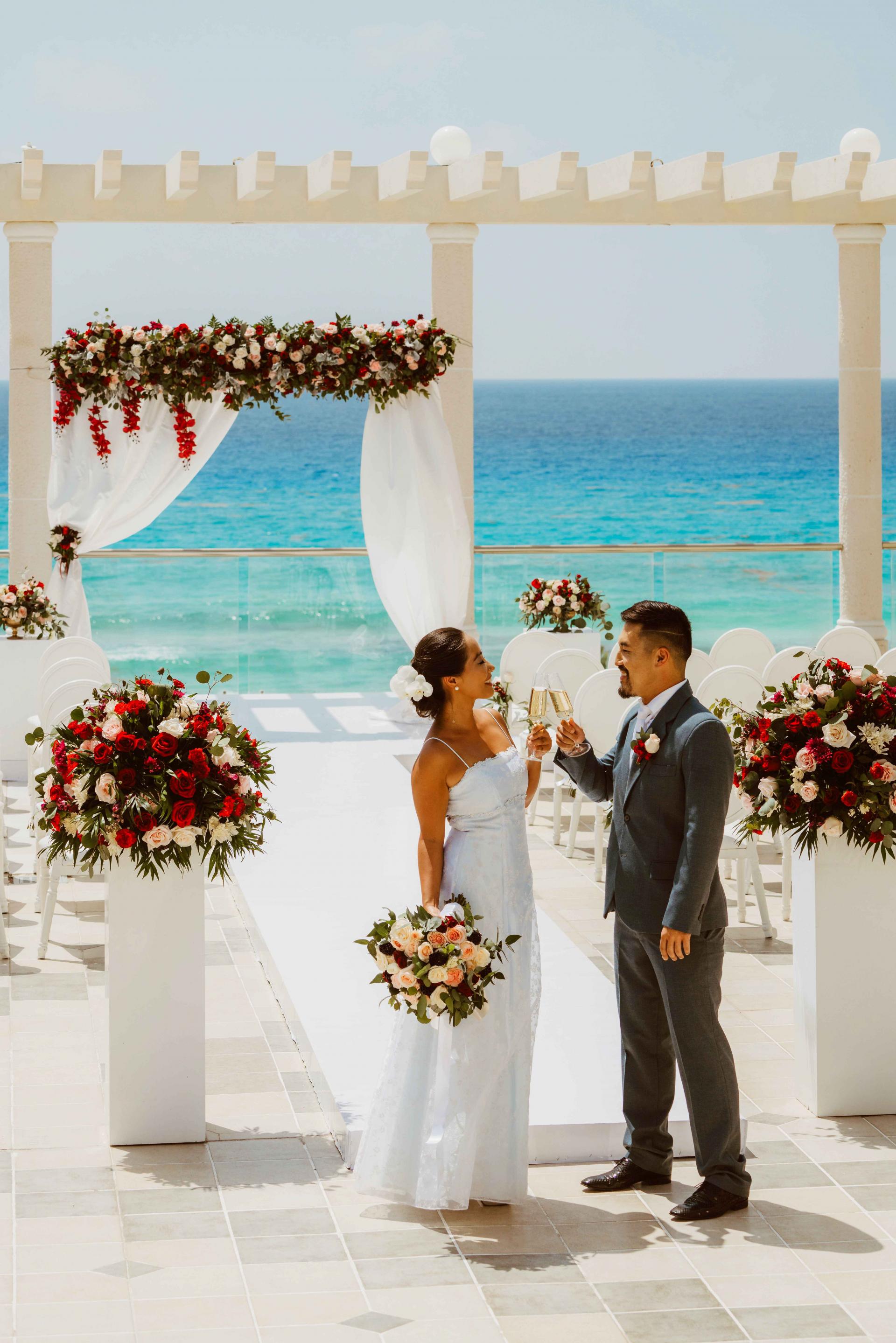 Sandos Cancun Wedding location